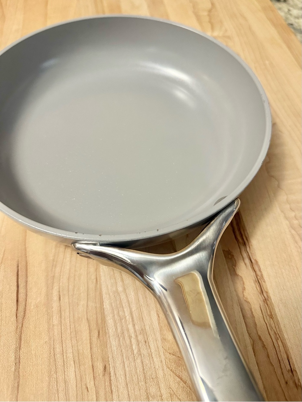 Caraway Mini Fry Pan Glossy Gray - Picture 6 of 9